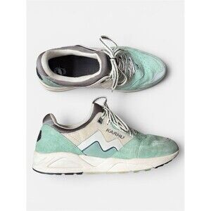 Karhu Aria Unisex Sneakers Mint Green Suede Retro Runner US 9.5 EU 43.5 Fulcrum